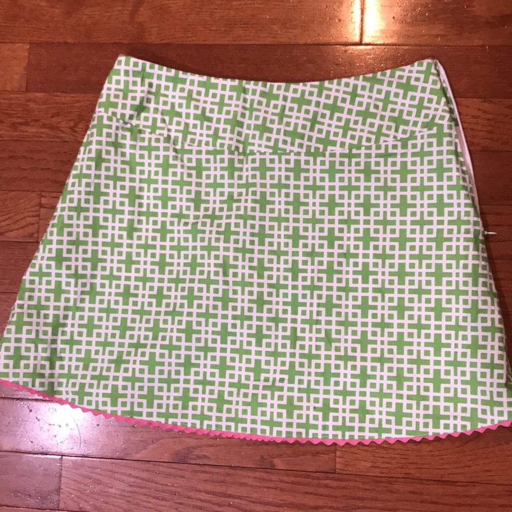 Pink and Green Skirt